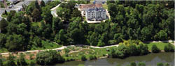 Château des Izards - vue aérienne