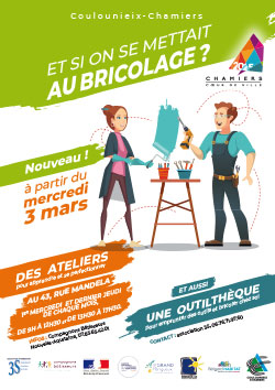 Affiche ateliers bricolage PRU