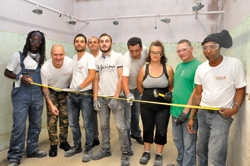 Chantier formation Nouvelle Chance - les stagiaires