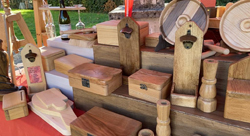 Objets bois marché créateur