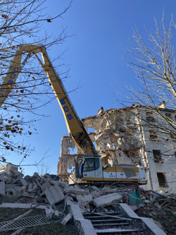 Démolition bâtiment C espace Auriol