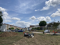 Travaux PRU rue E.Cotton - juillet 2024