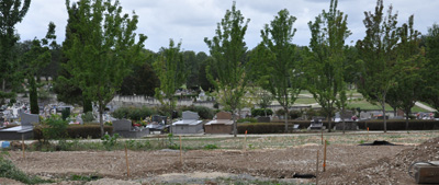 Extension du cimetière - sept 2017