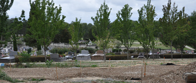 Extension du cimetière - sept 2017