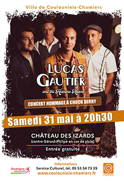 Affiche concert hommage à Chuck Berry