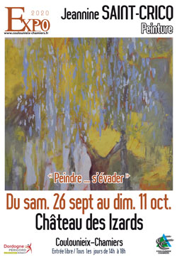 Affiche exposition Jeannine Saint-Cricq
