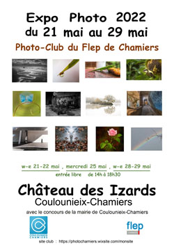 Affiche expo photo club du Flep 2022
