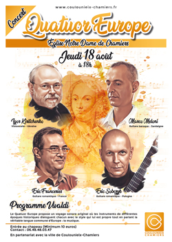Affiche concert Quatuor Europe