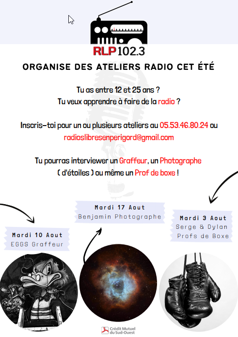 ateliers radio RLP
