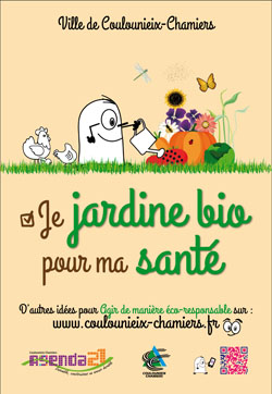 Affiche "Je jardine bio pour ma santé"