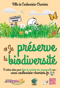 Affiche AG21 Je préserve la biodiversité