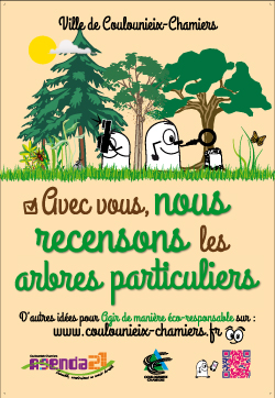 Affiche AG21 Avec vous, nous recensons les arbres particuliers