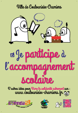 Affiche "Je participe à l&aposaccompagnement scolaire"