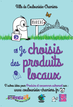 Affiche "Je choisis des produits locaux"