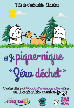 Affiche AG21 Je pique-nique zéro déchet